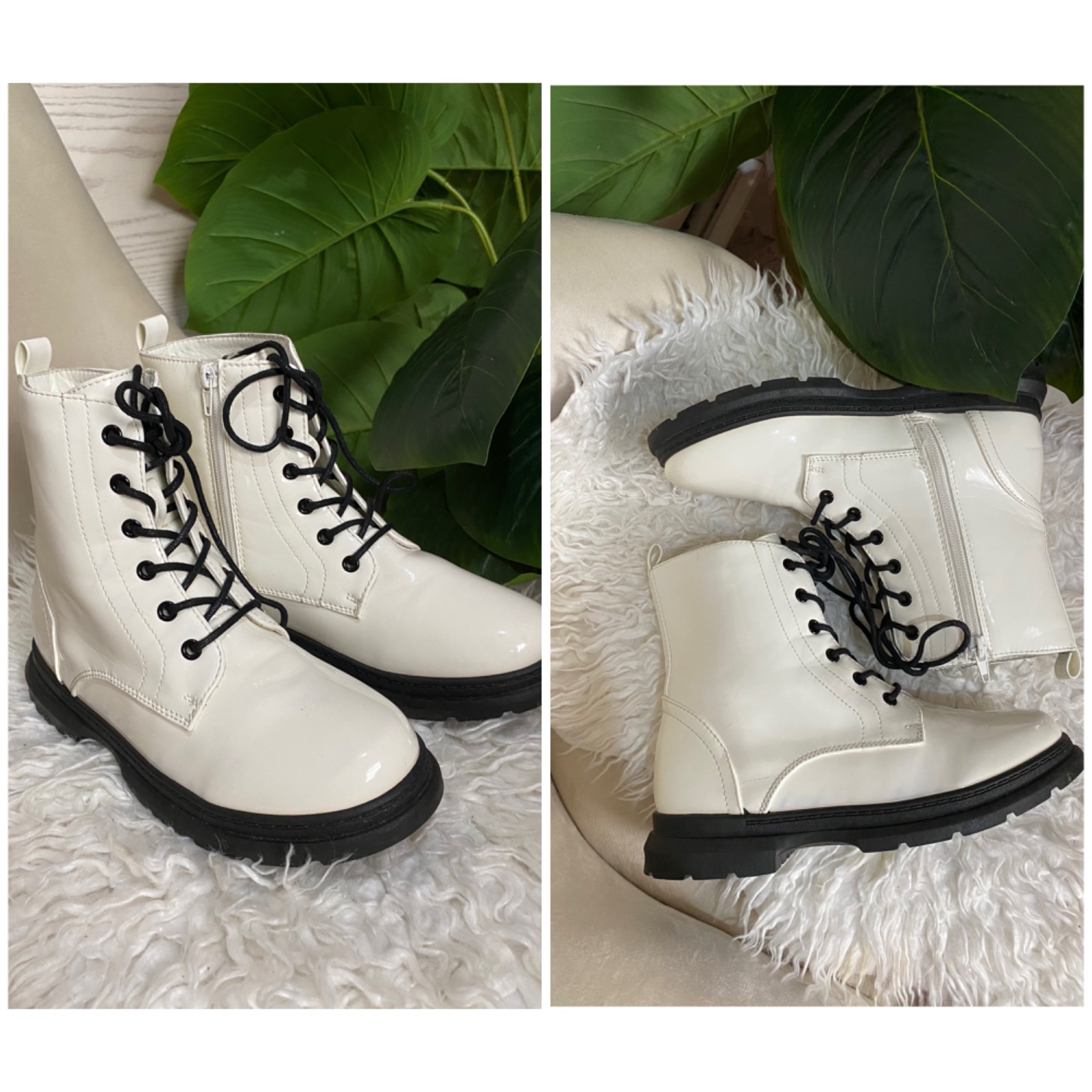 ⚡️ DROP : THE WHITE COMBAT BOOTS ⚡️ tt neuve ✔️💎