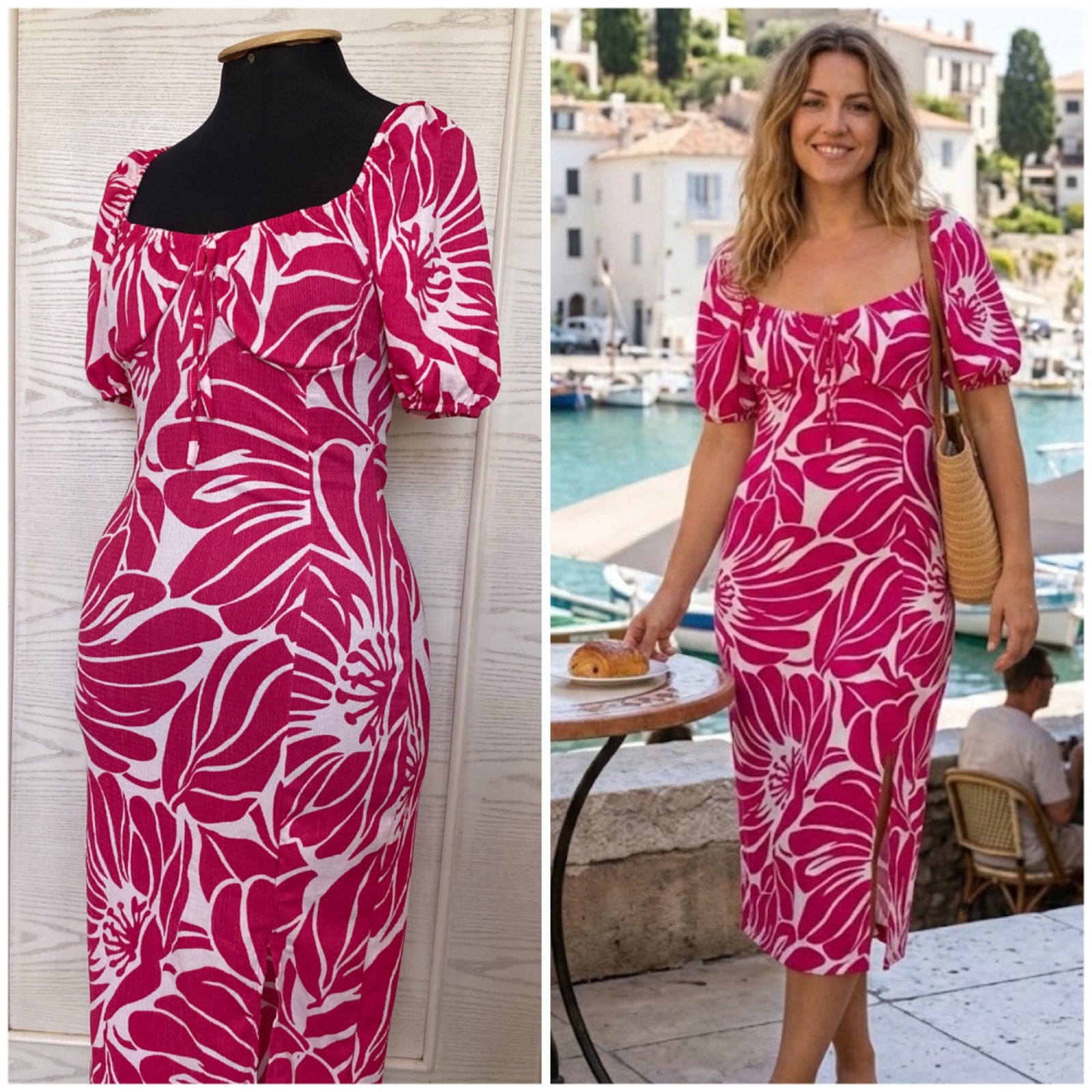🌸 COUP DE CŒUR : La Robe Fleurie Irrésistible ! 🌸 Neuf sans etiquette jamais porté 