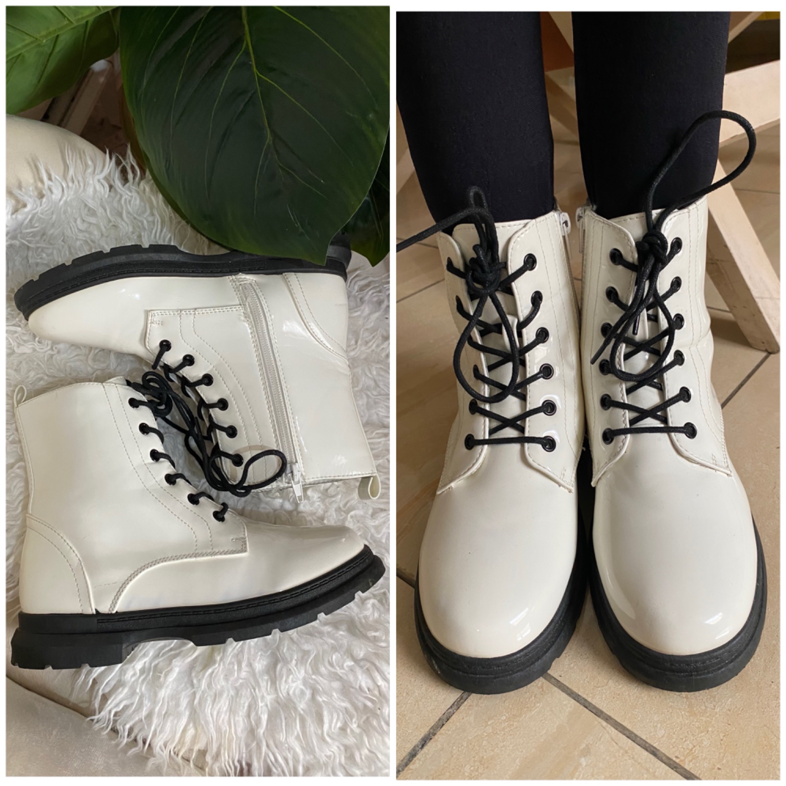 Boots semi vernis Blanc 💎💎