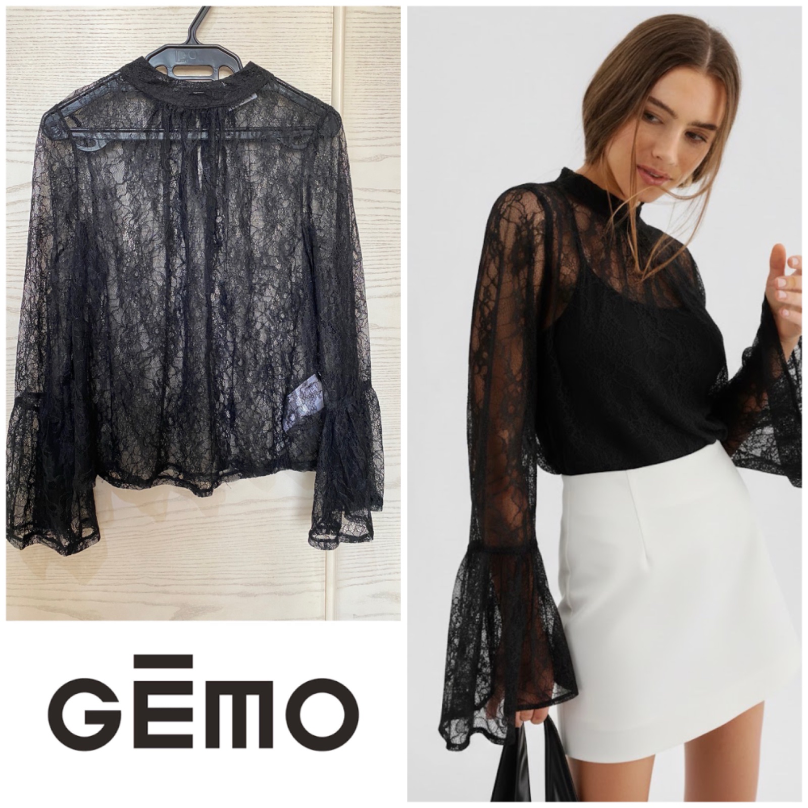 🖤 Sublime Blouse en Dentelle Noire - GÉMO 🖤 Jamais porté Neuve ✨💎