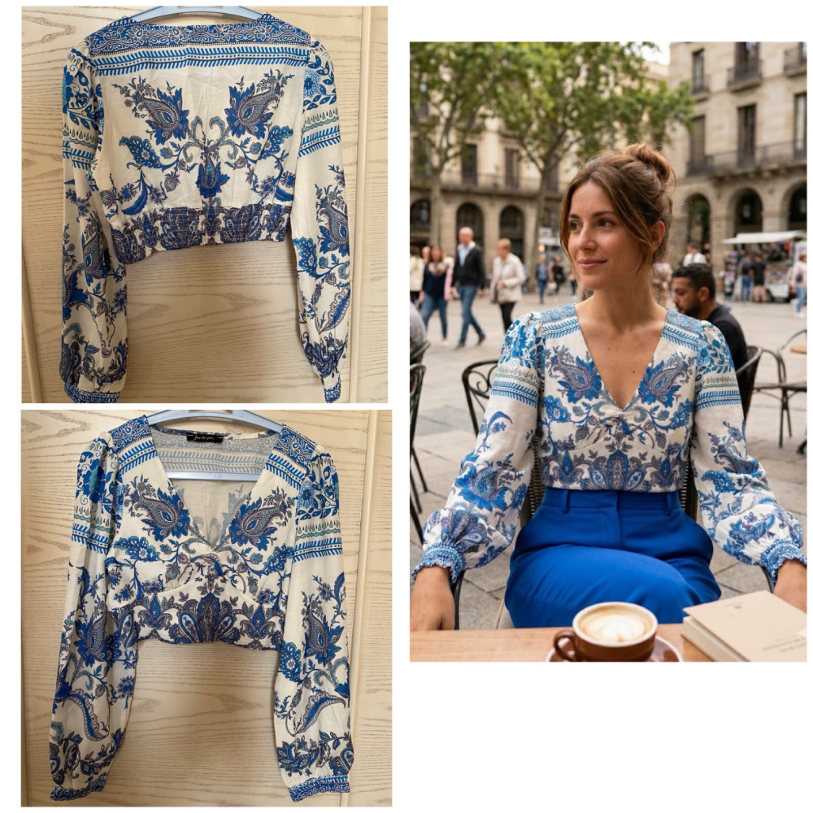 🌟 COUP DE CŒUR MODE : Top Crop Style Bohème 🌟 Tt Neuf
