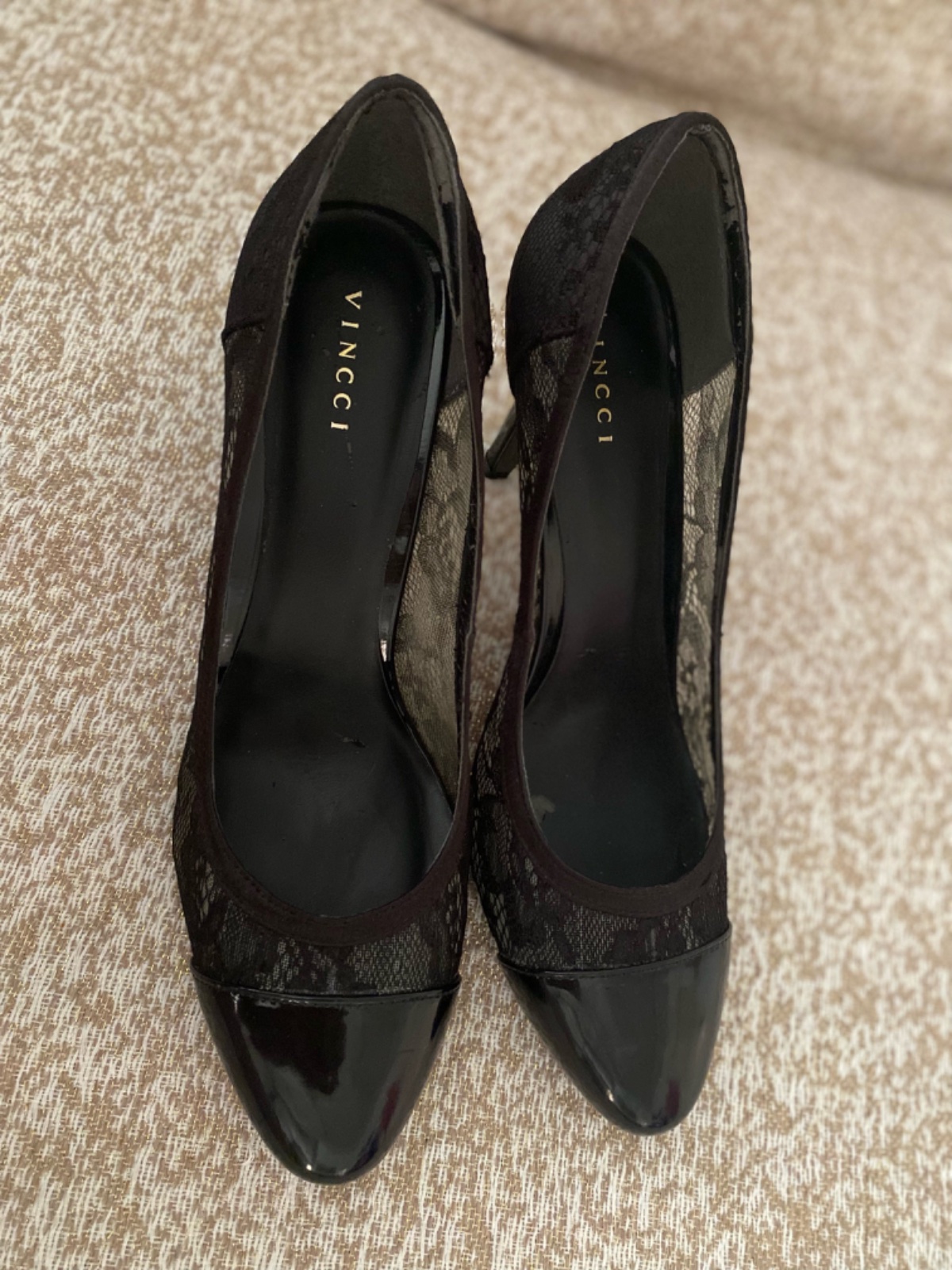 Escarpins VINCCI noir en dentelle trés confortable ✨