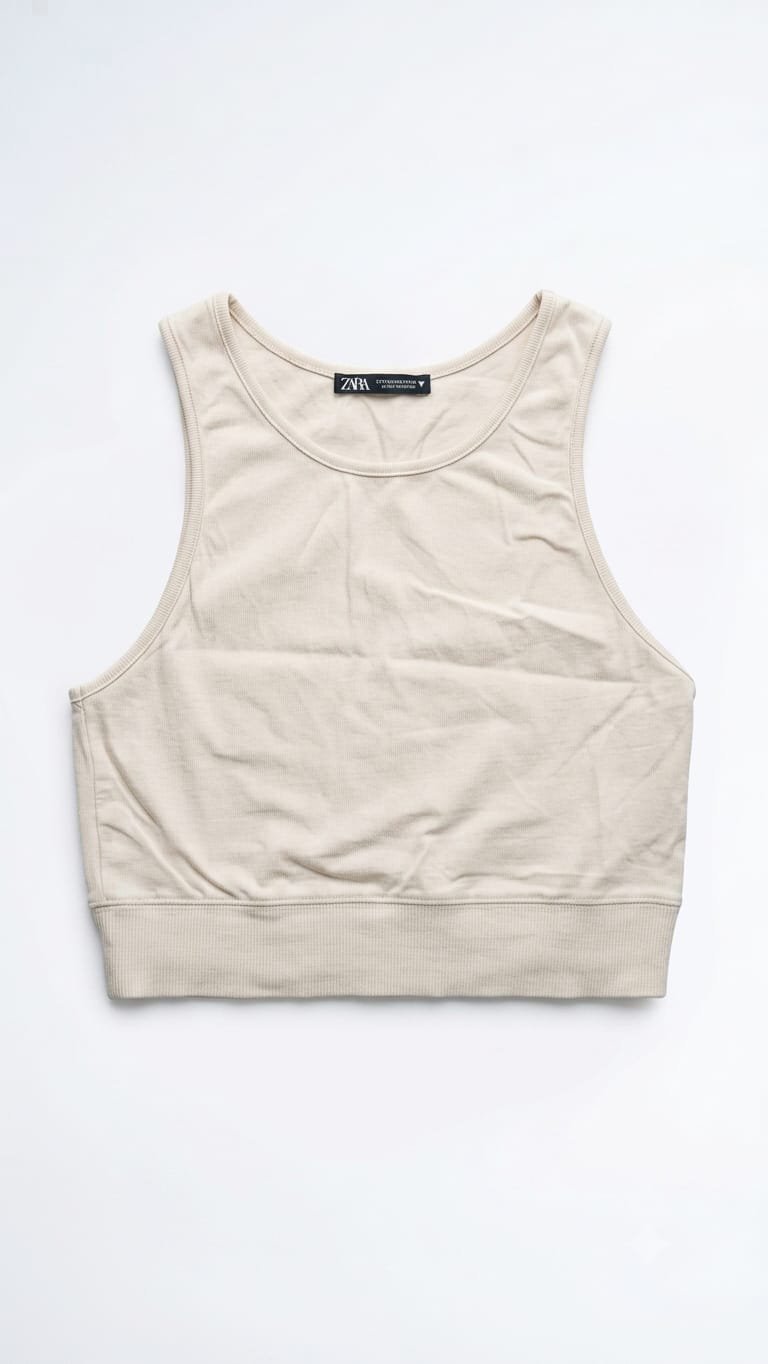 Top zara beige