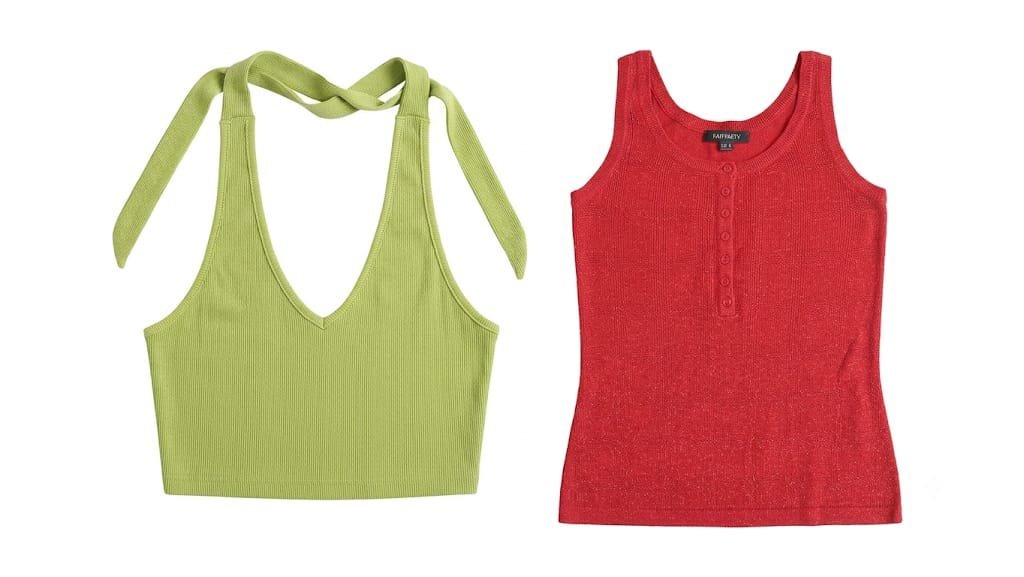 Deux crop tops