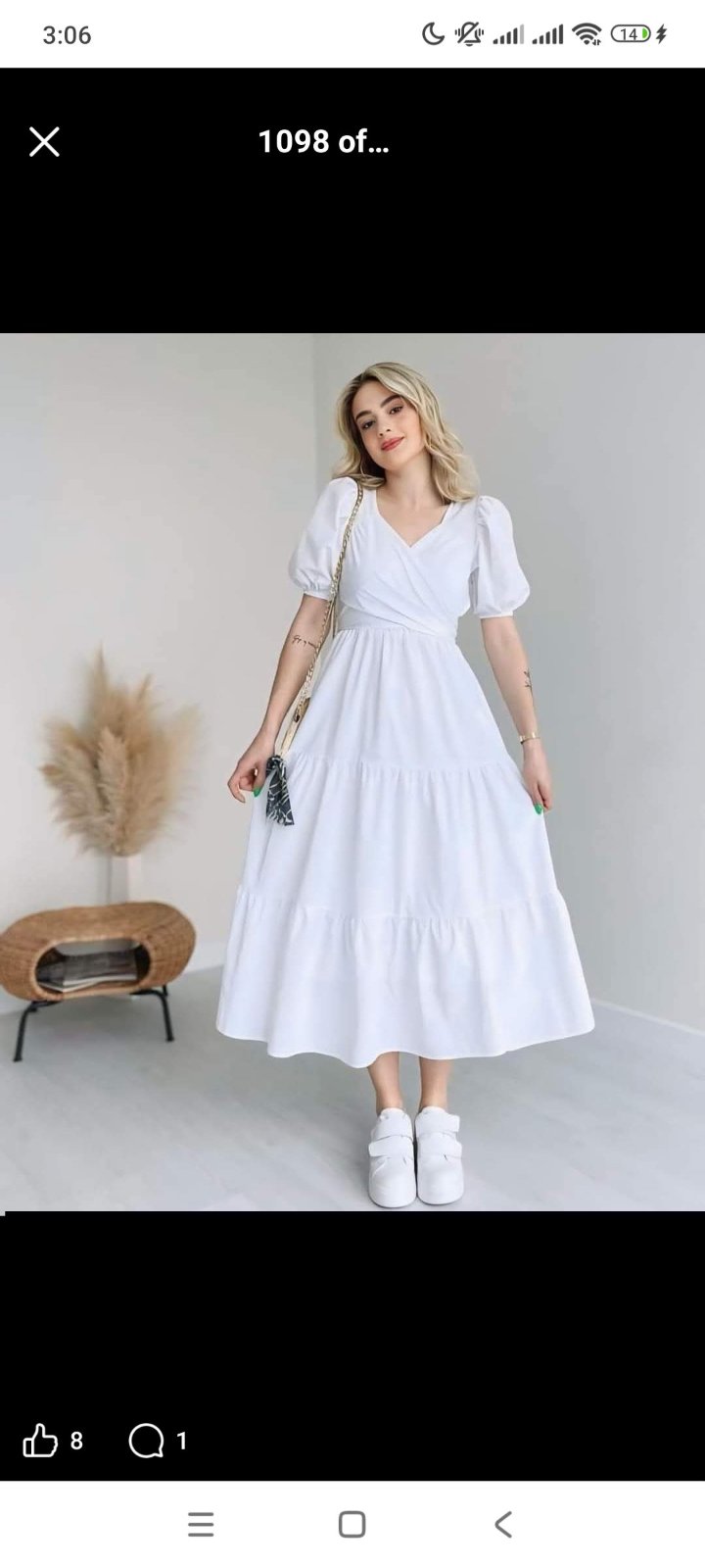 Robe blanche