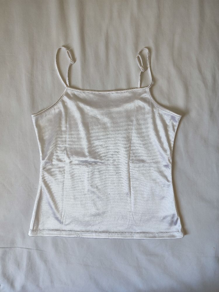 Crop top satiné 