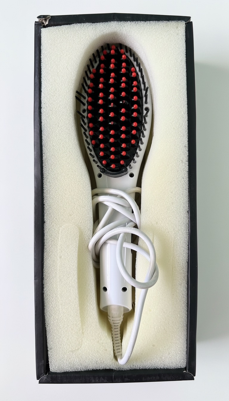 Brosse chauffante lissante 