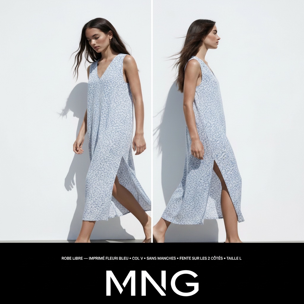 Robe fluide MNG - Taille L - Comme neuve
