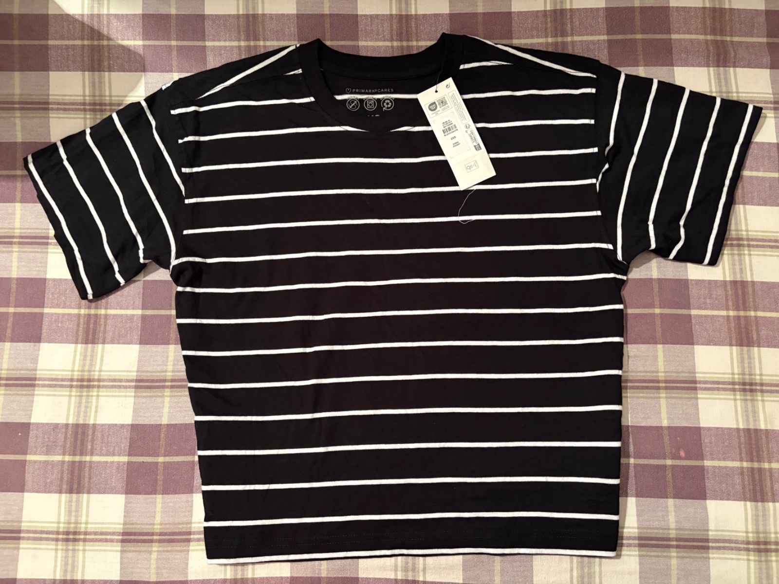 Pull basique rayé 95% cotton