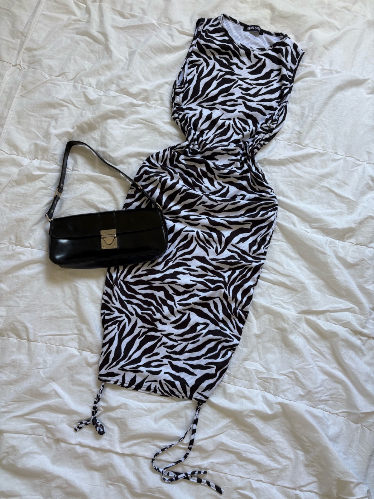 Robe Zebre moulante 