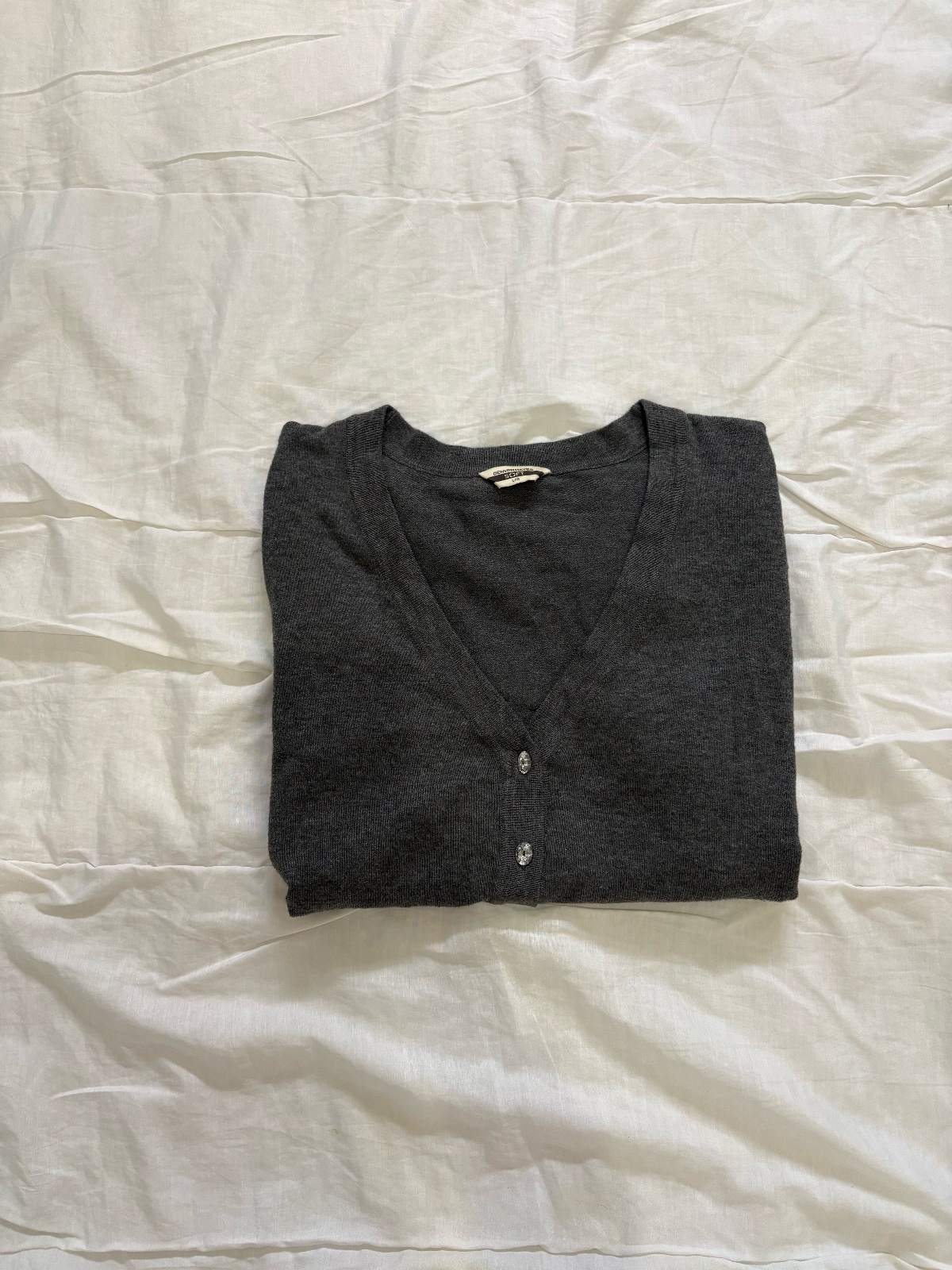 Cardigan en laine gris 