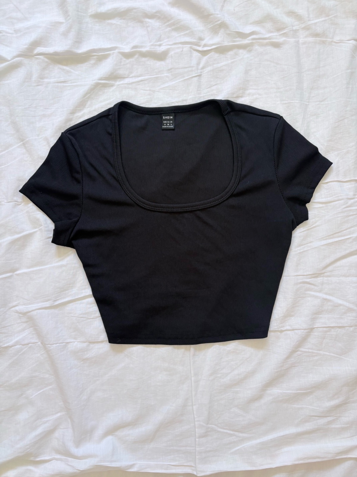 Haut noir basique Shein
