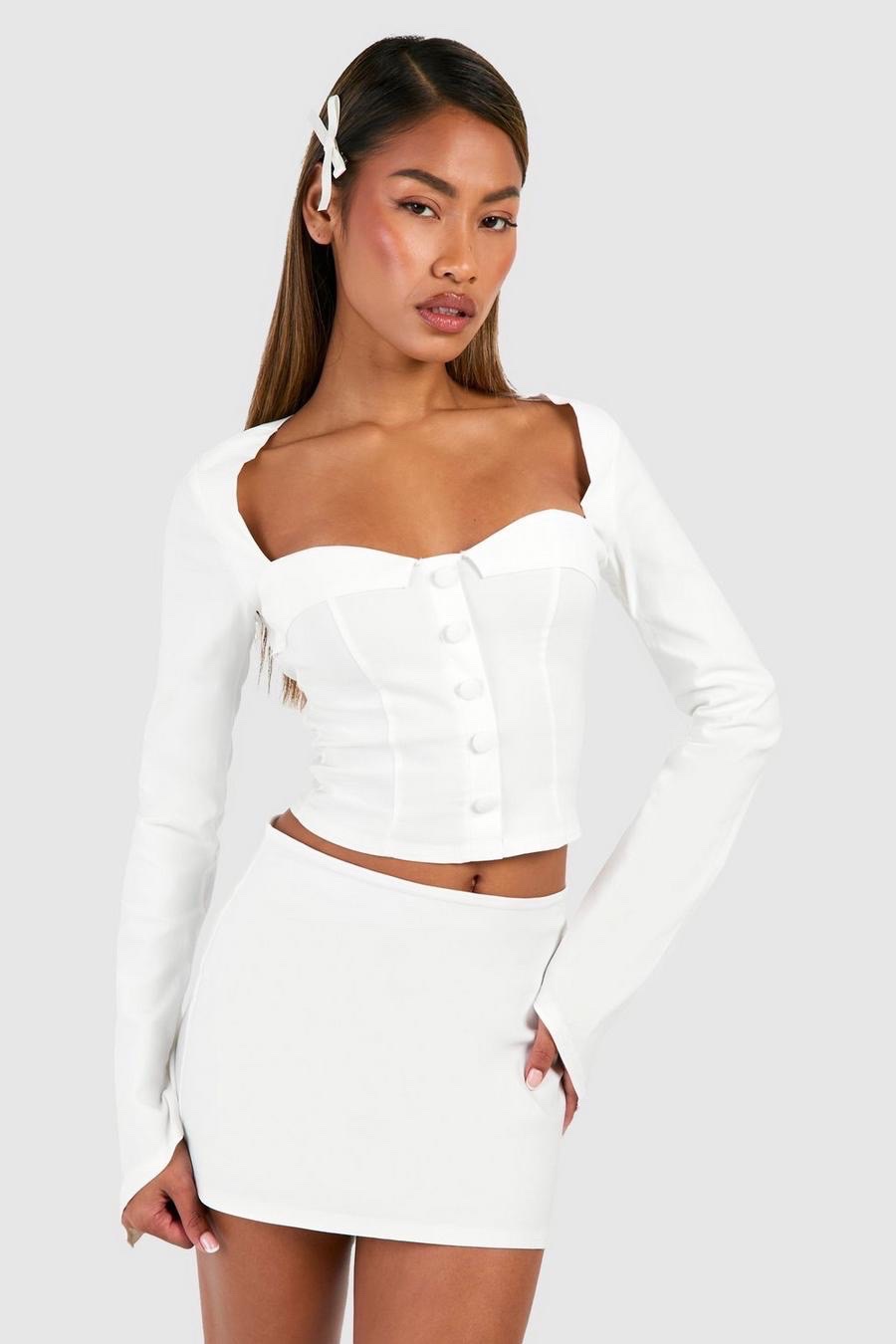 Chemise Corset Blanc 