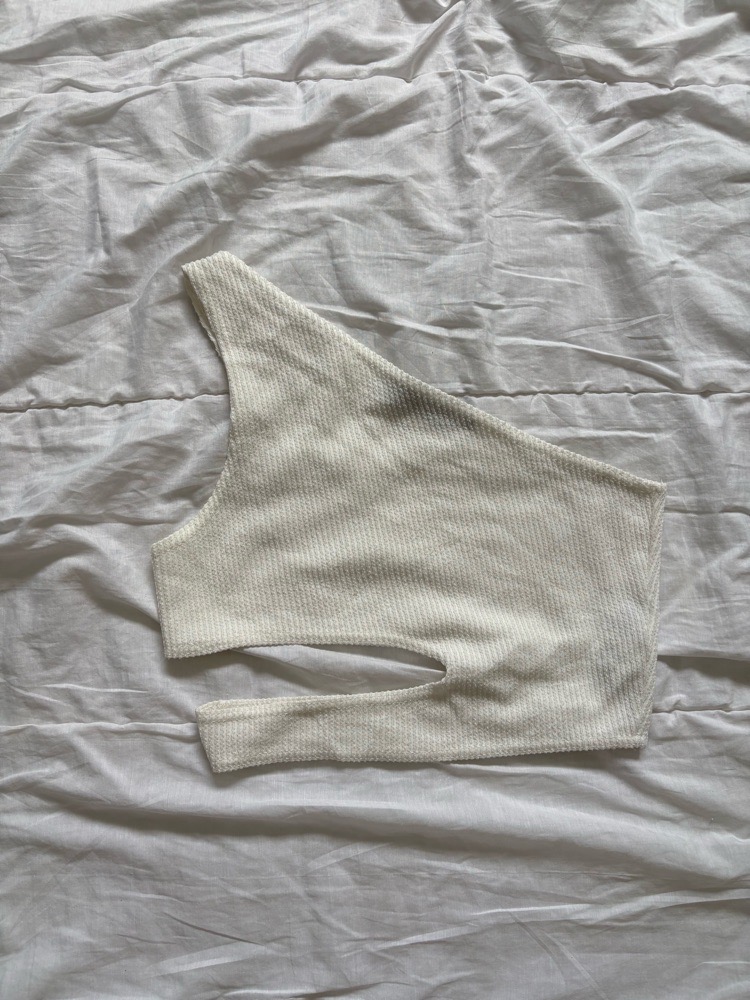 Crop top blanc 