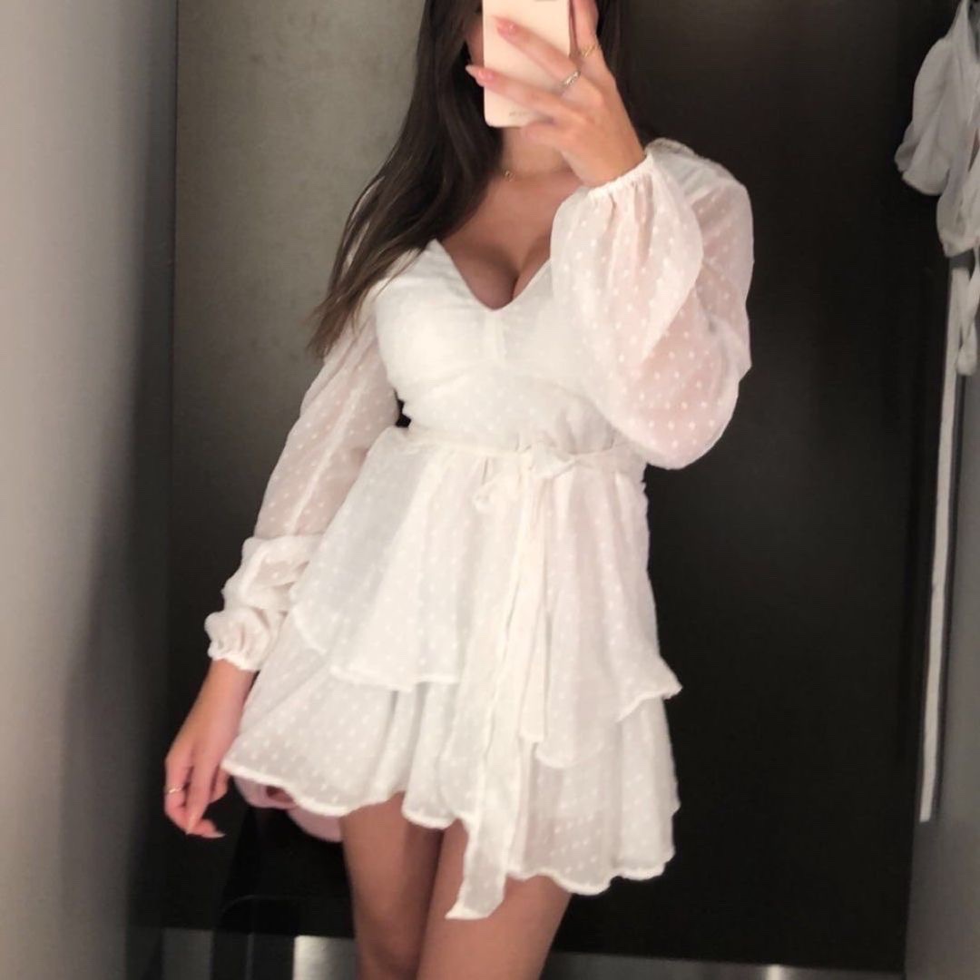 Jolie Robe blanche style combishort 