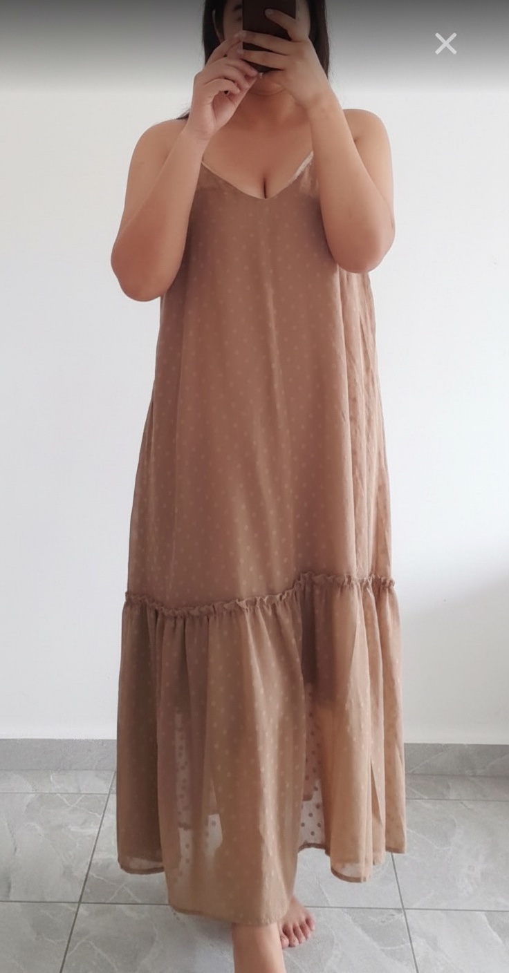 Robe longue coupe fluide
