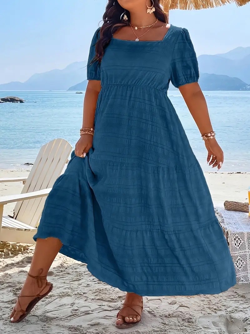 Robe longue grande taille