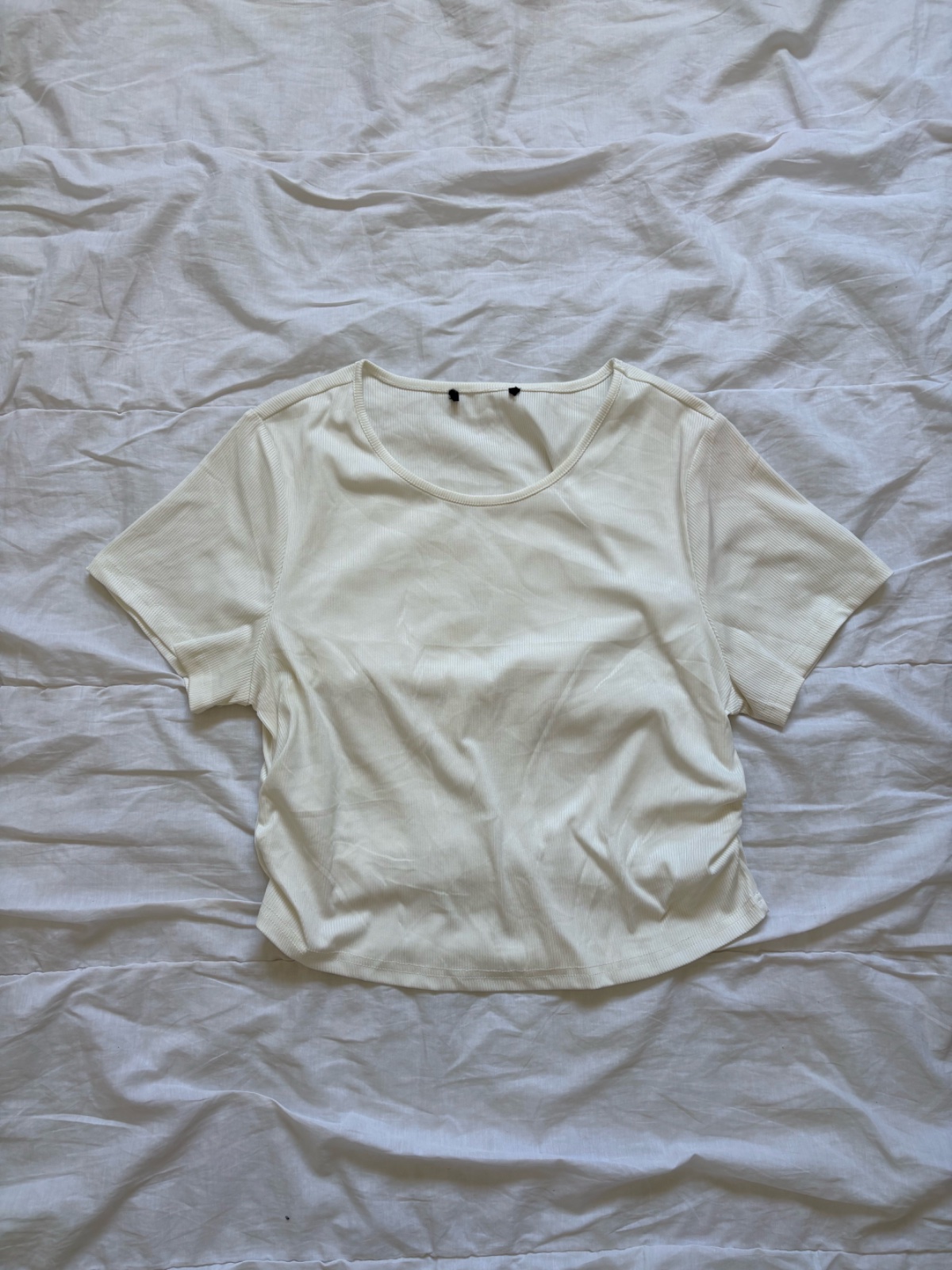 T-shirt basique en blanc 