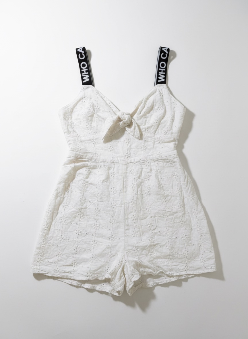 Combishort en broderie anglaise 