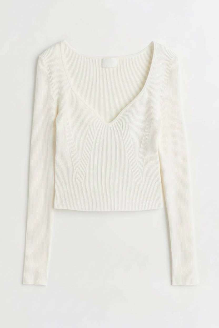 Top blanc basique h&m 