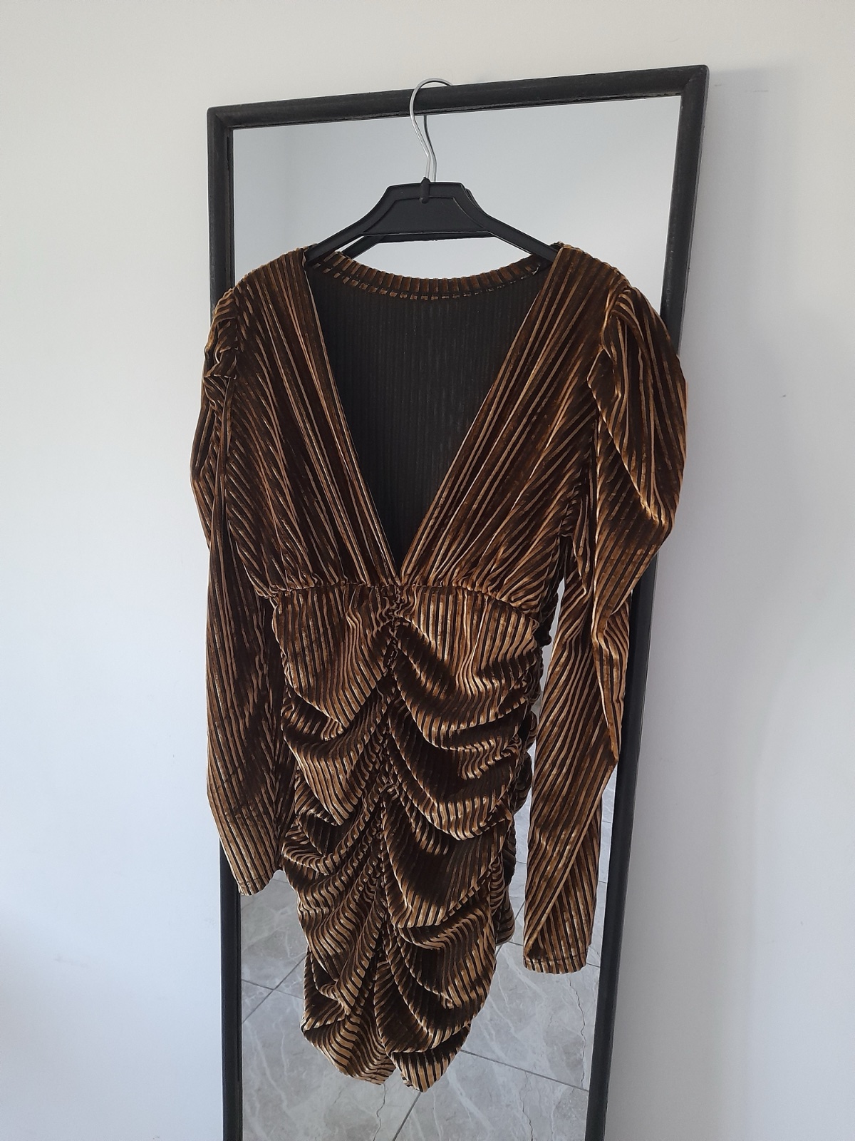 Robe soirée en velour 