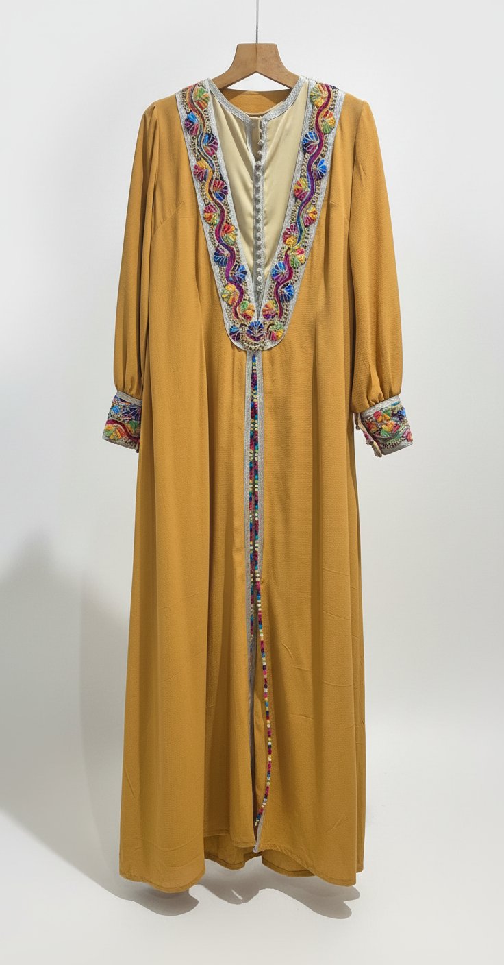 Caftan 2 pièces avec ceinture 