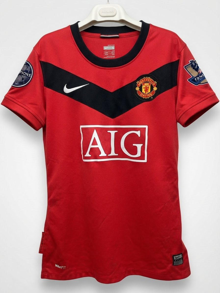 MAILLOT DE FOOTBALL NIKE DOMICILE MANCHESTER UNITED 2009 2010