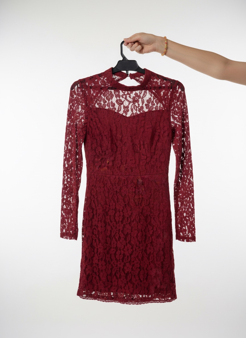 Une robe rouge 