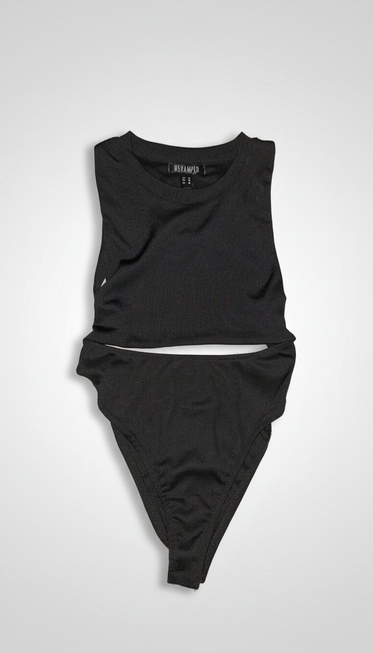 Top Crop Noir 