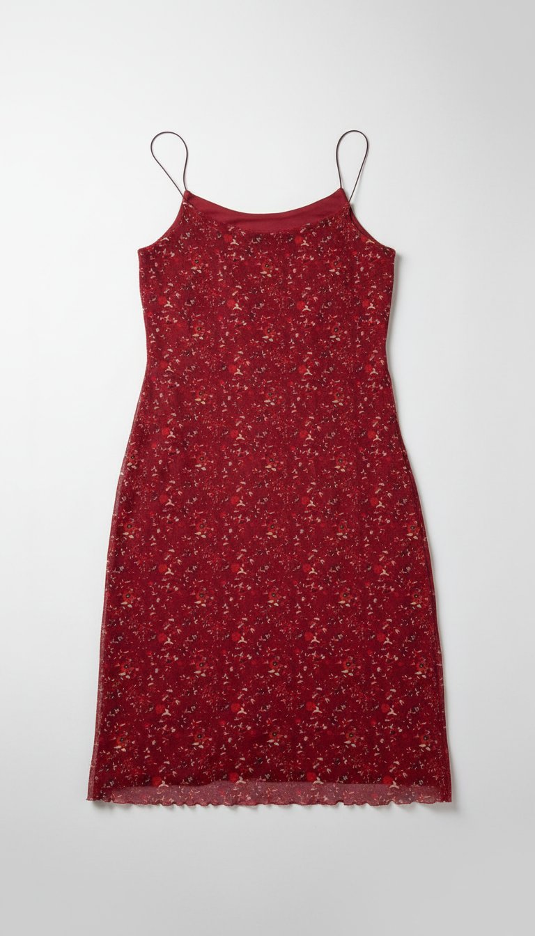 Robe Fleurie Rouge