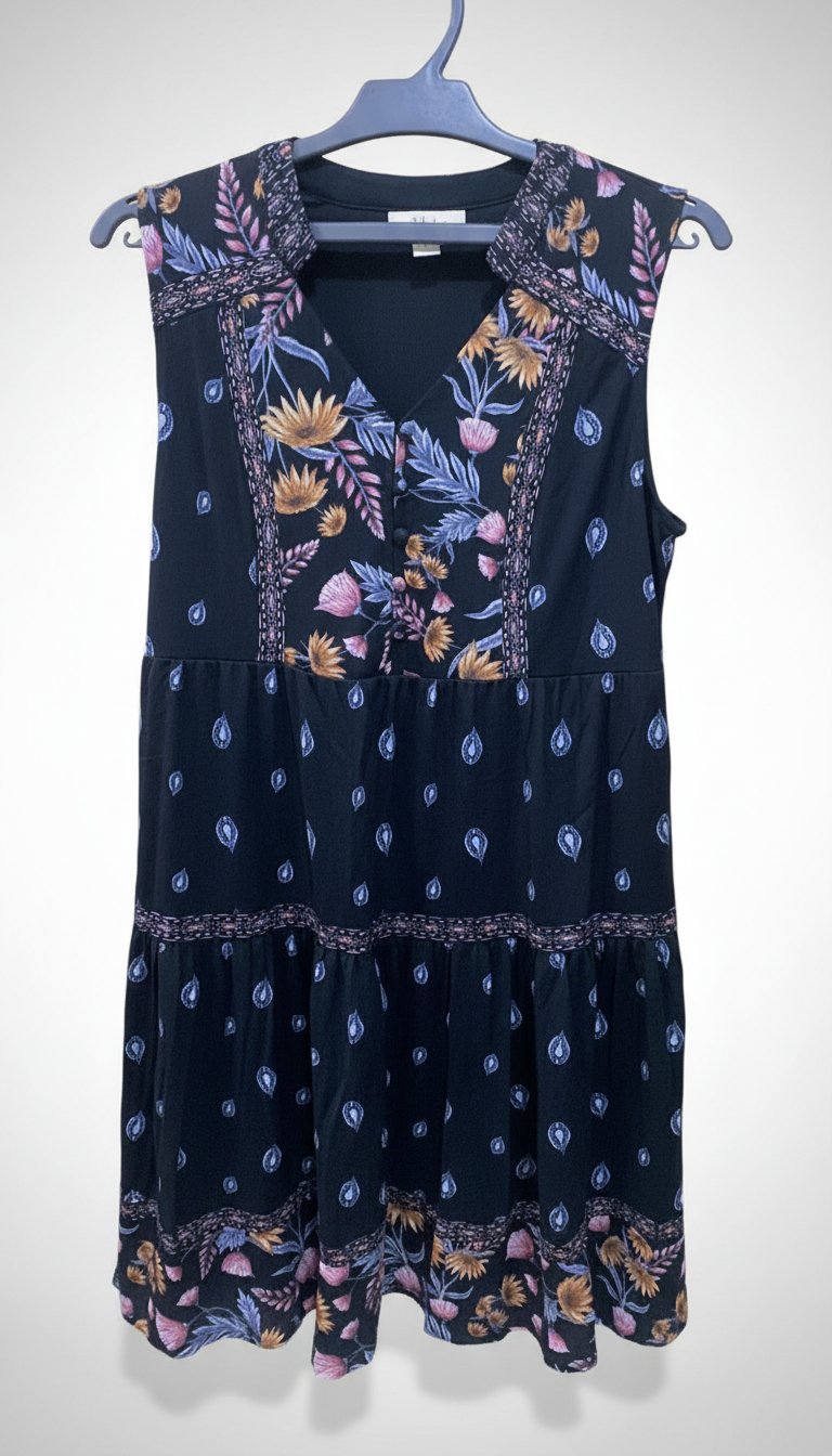 Robe ample avec des motif retro