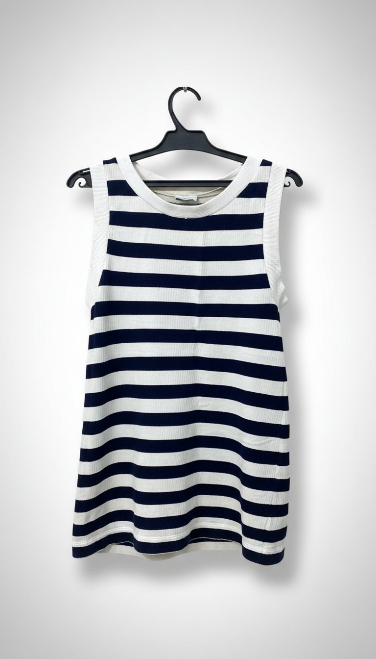 Petite robe bleue eet blanc