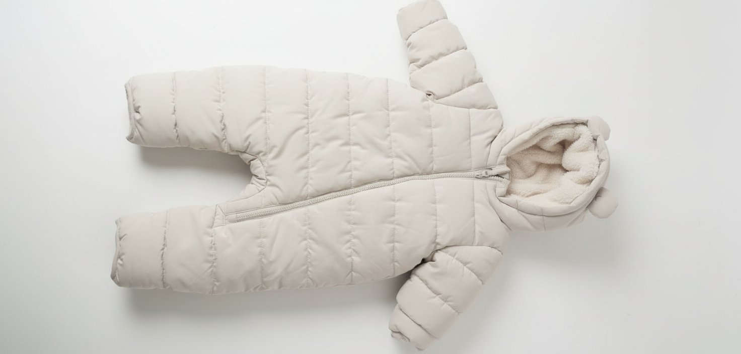 Combinaison d'hiver doublée de tissu peluche 
