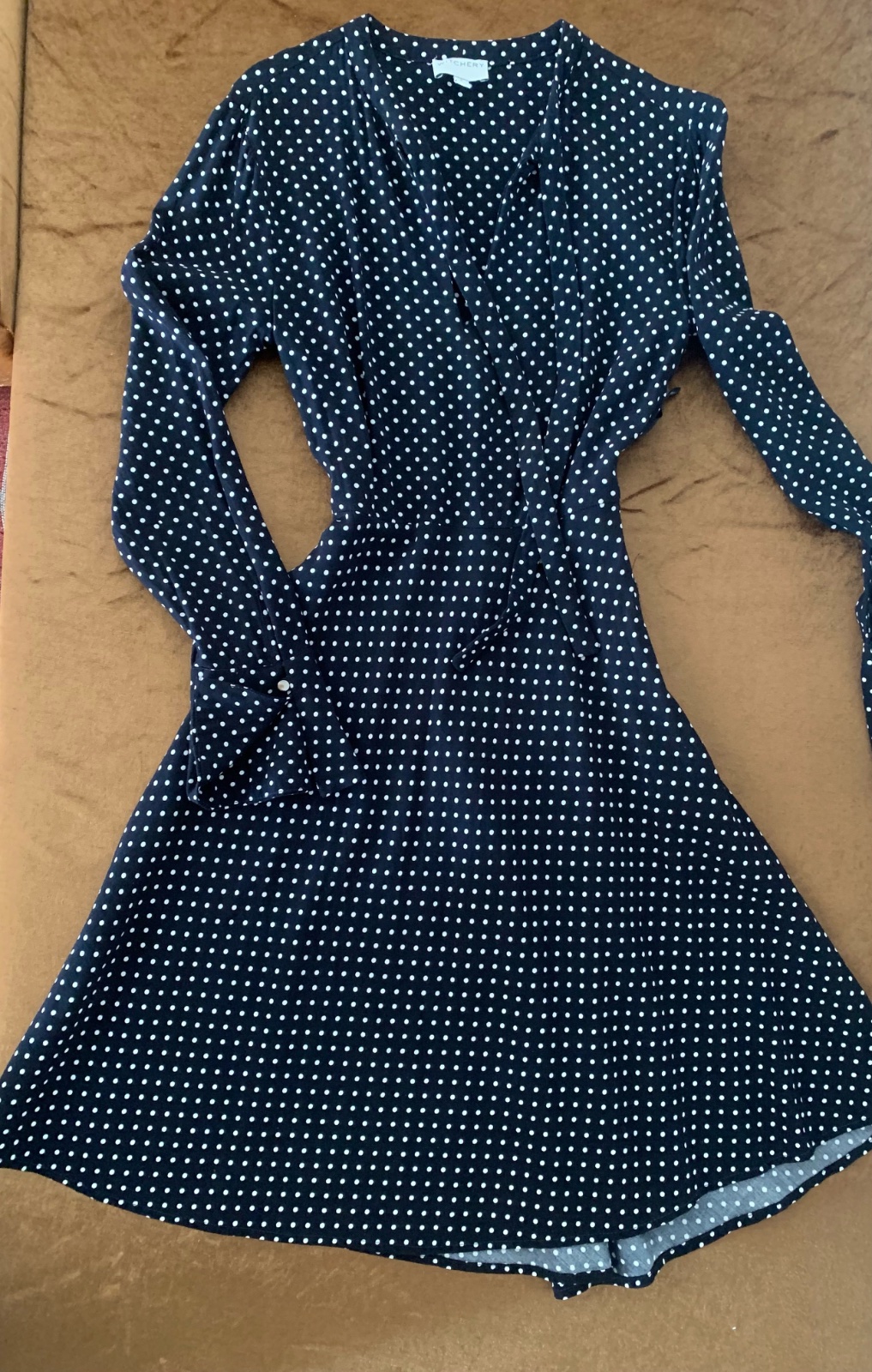 Black polka dot dress 
