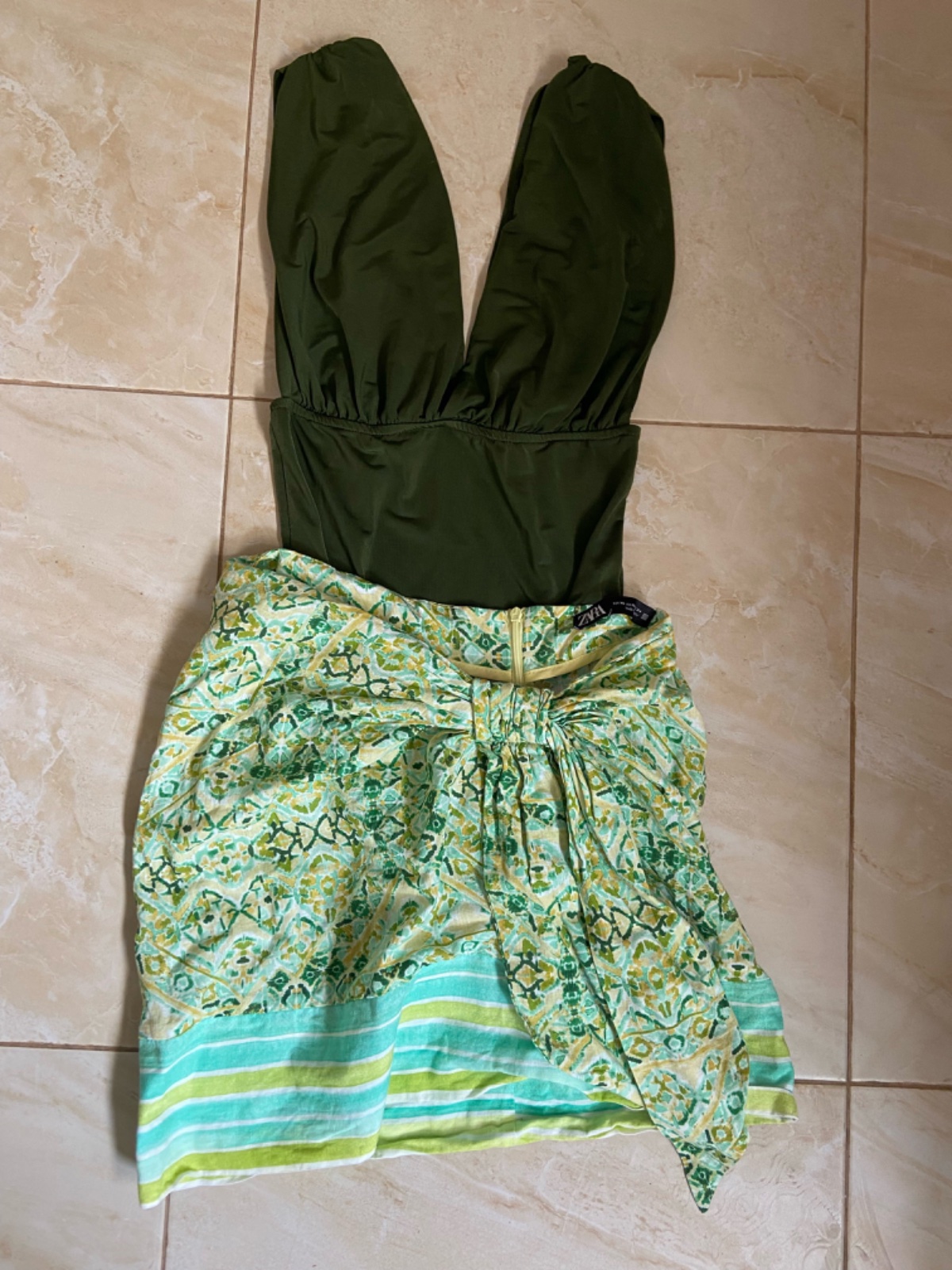 Stradivarus haut et cache maillot zara