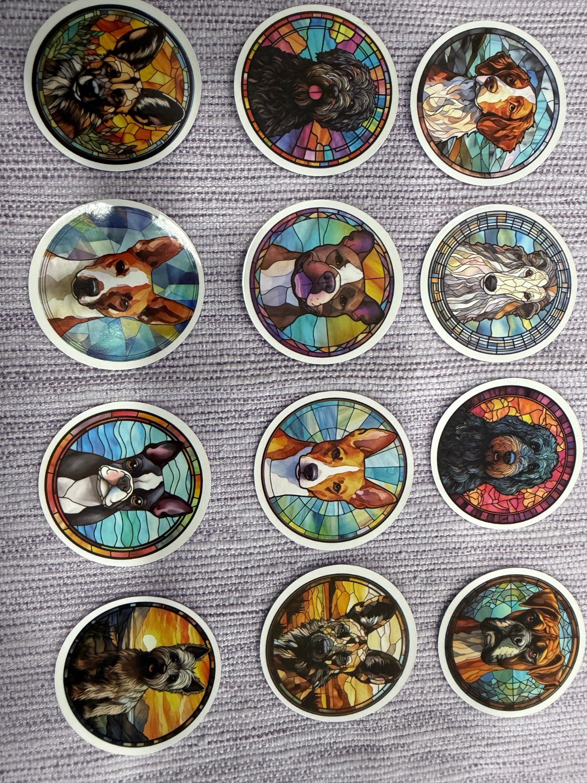 Lot de 30 stickers chien 🐶🐾