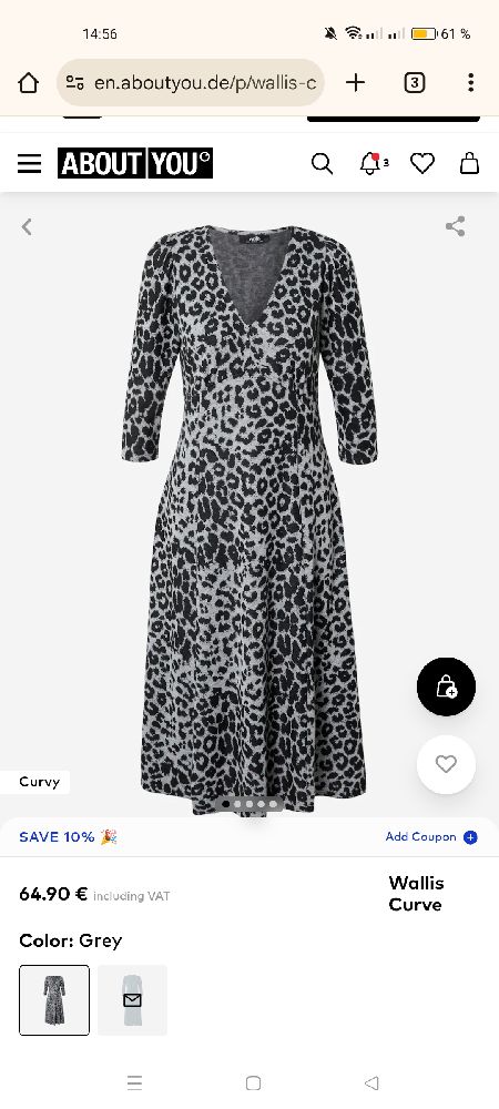 Promo ✨ Wallis Curve Knitted dress in Grey 🩶🤍
