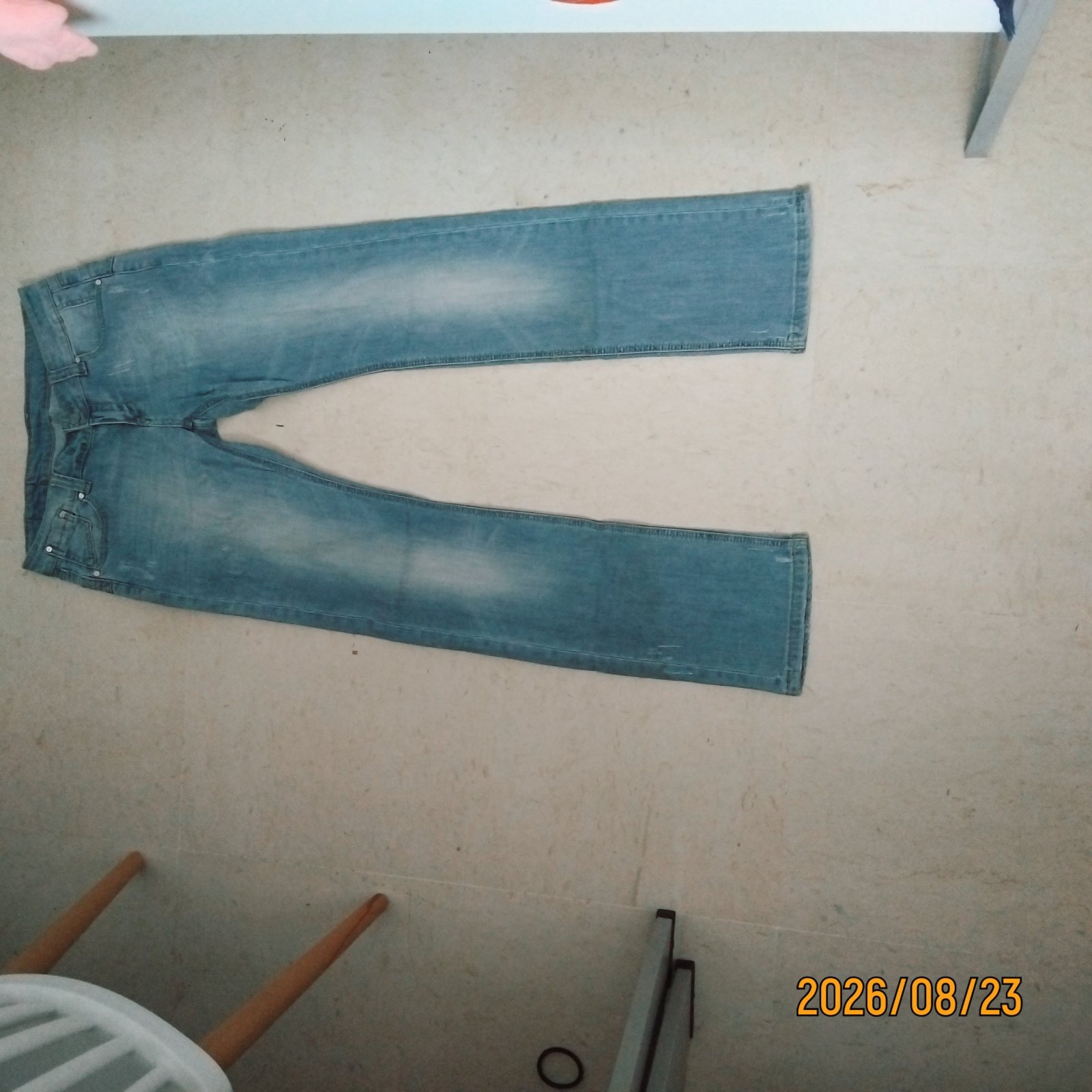 Jean low waist bleu clair