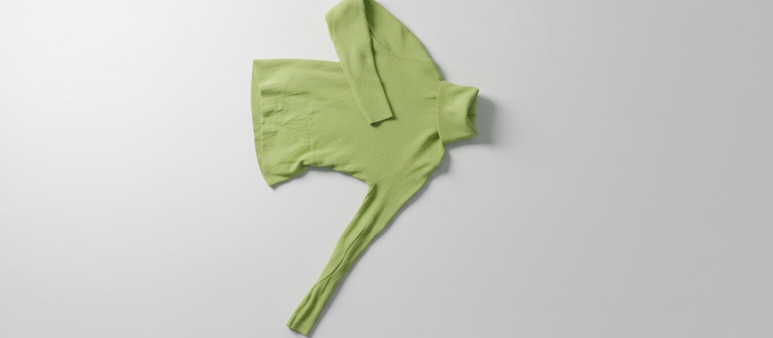 Pull col montant zara vert fluo