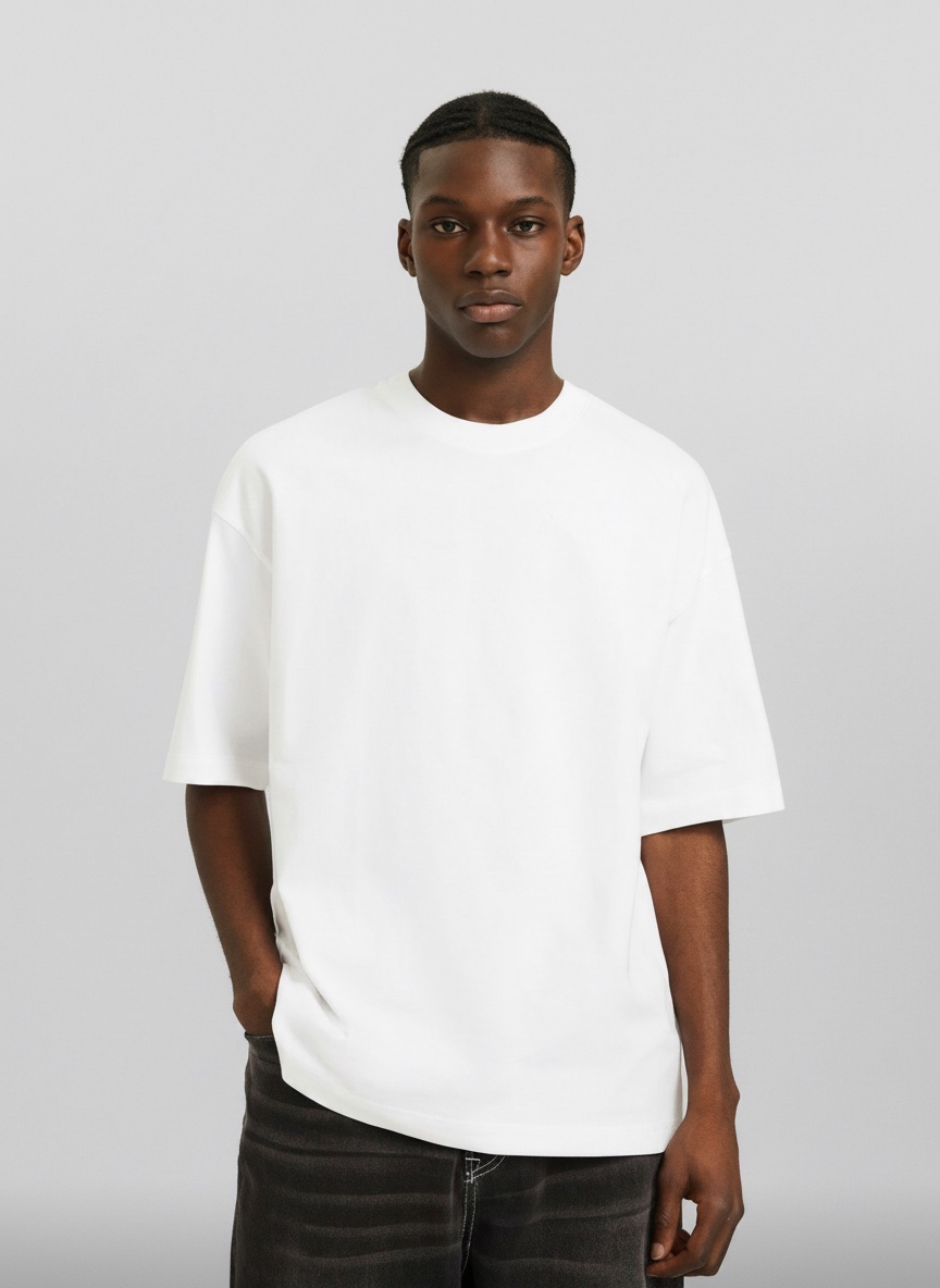 White oversize tshirt