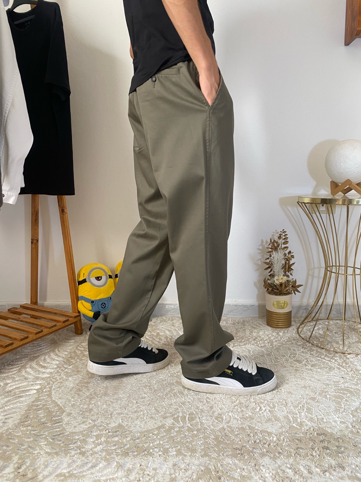 Britches 1990s Olive Twill Chinos