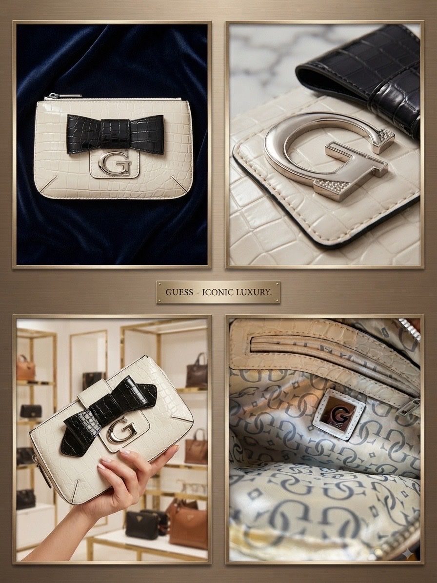 Portefeuille GUESS authentique 