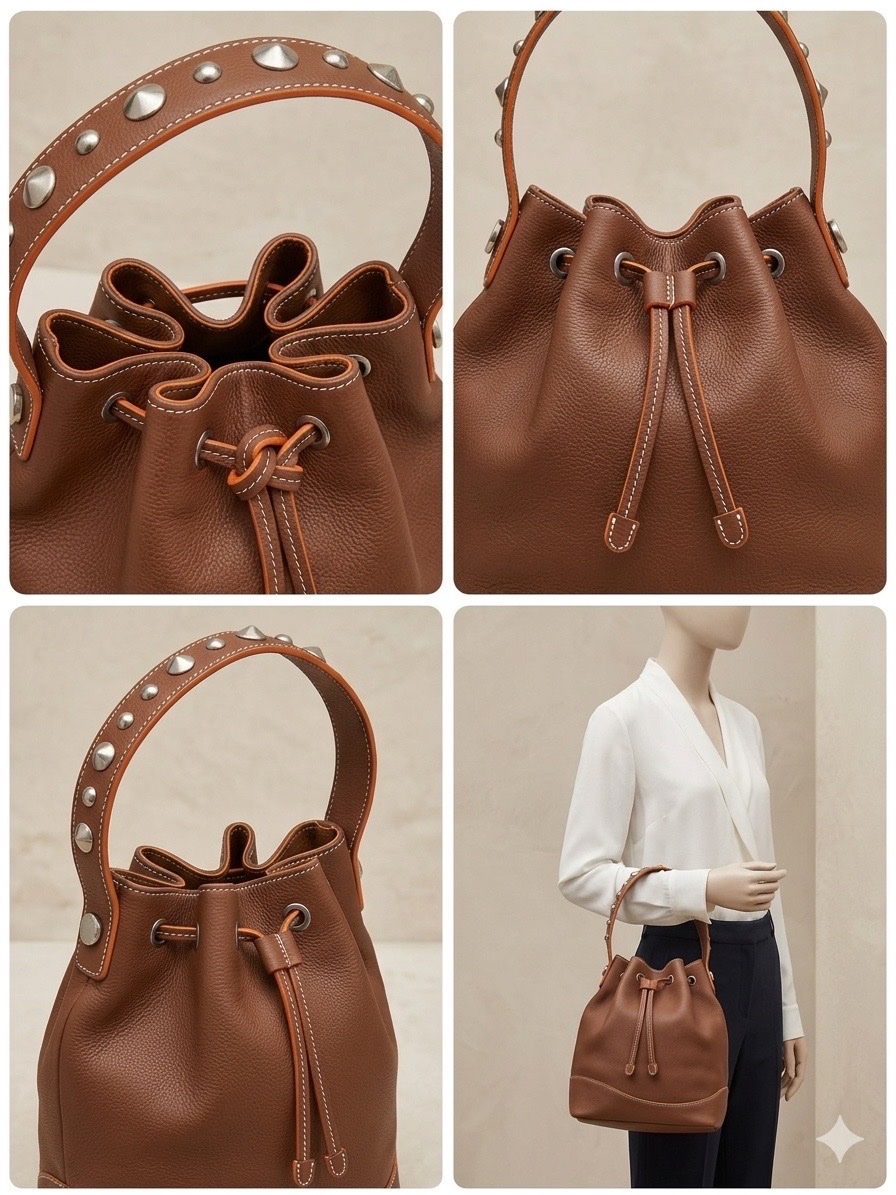 Sac en vrai cuir marron 🤎