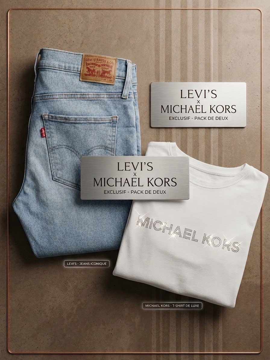 Solde ‼️ Pack de djean levis + pul michael Kors authentique ❤️