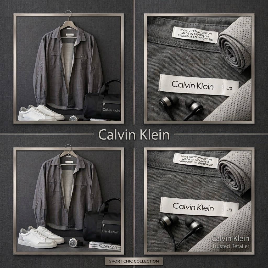 Chemise calvin clein 100% cotton