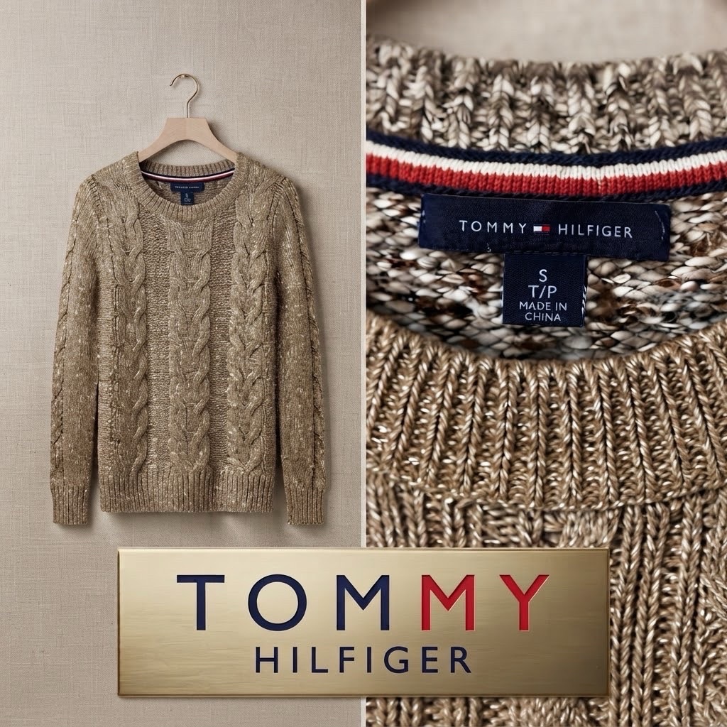 Tommy Hilfiger pul pour femme en maille authentique ❤️💙