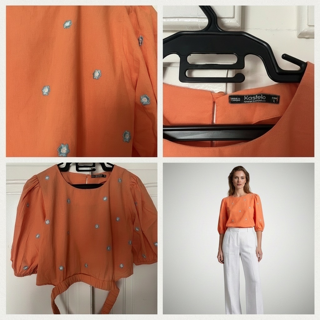Chemise orangé kastello 🧡