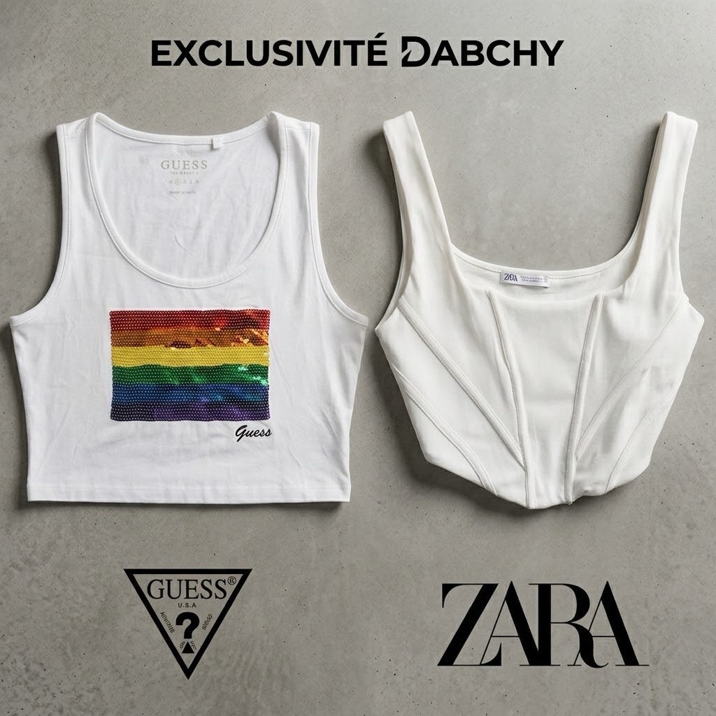 Pack corset zara et bretelle Guess