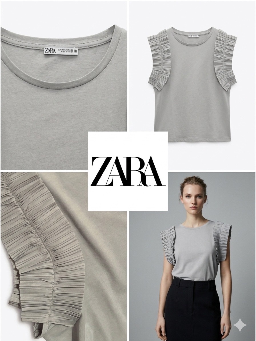 Top ZARA Neuf jamais porté 🩶