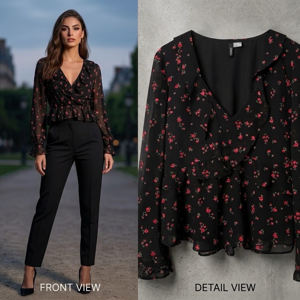Chemise femme fleurie ❤️